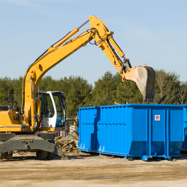 are there any restrictions on where a residential dumpster can be placed in Lander WY